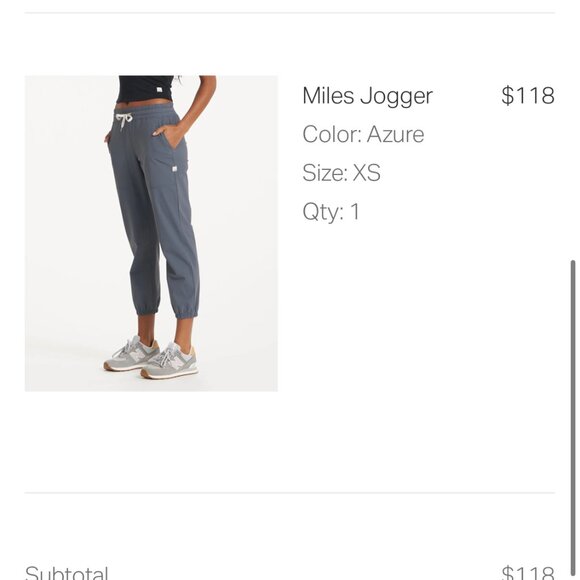Vuori Miles Jogger, Azure XS - Picture 5 of 8